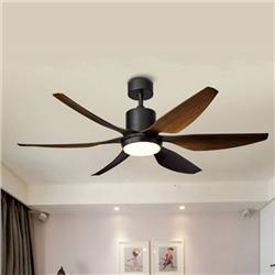 Quạt trần 6 cánh nhựa ABS có đèn cao cấp SM053