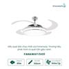 Quạt Trần FANAWAY EVO1 LED 211036 Cao Cấp Chính Hãng