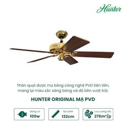  Quạt Trần 5 Cánh HUNTER ORIGINAL 50685 Mạ PVD