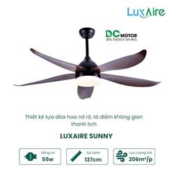 Quạt Trần LUXAIRE-ECO SUNNY 54” SU545BL Giá Ưu Đãi