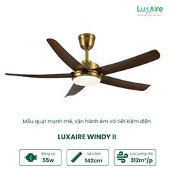 Quạt Trần LUXAIRE WINDY II Hiện Đại Chính Hãng