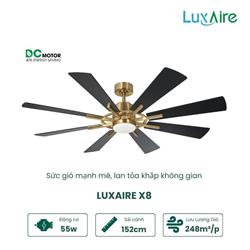 Quạt Trần LUXAIRE X8 BL Chính Hãng Giá Đại Chiến