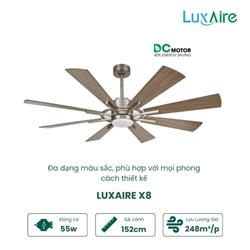 Quạt Trần LUXAIRE X8 BN Chính Hãng Cao Cấp