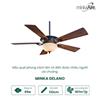 QUẠT TRẦN HUNTER MINKA DELANO F70125DRB