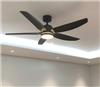 Quạt trần đèn led 5 cánh abs hiện đại SM044A