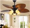 Quạt trần Decor cánh lá 5 chao đèn SM047