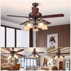 Quạt trần đèn chùm cao cấp SM081