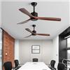 Quạt trần 3 cánh gỗ tự nhiên không đèn SM233