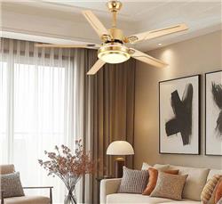 Quạt trần đèn 5 cánh sắt SM333