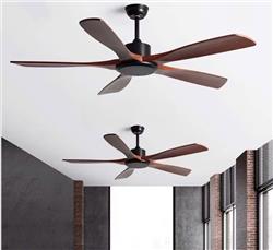 Quạt trần 5 cánh gỗ tự nhiên cao cấp SM385