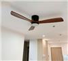 Quạt sát trần 3 cánh gỗ tự nhiên có đèn SM424