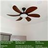 Quạt trần đèn 6 cánh nhựa ABS 2 màu cánh liền đèn led SM581