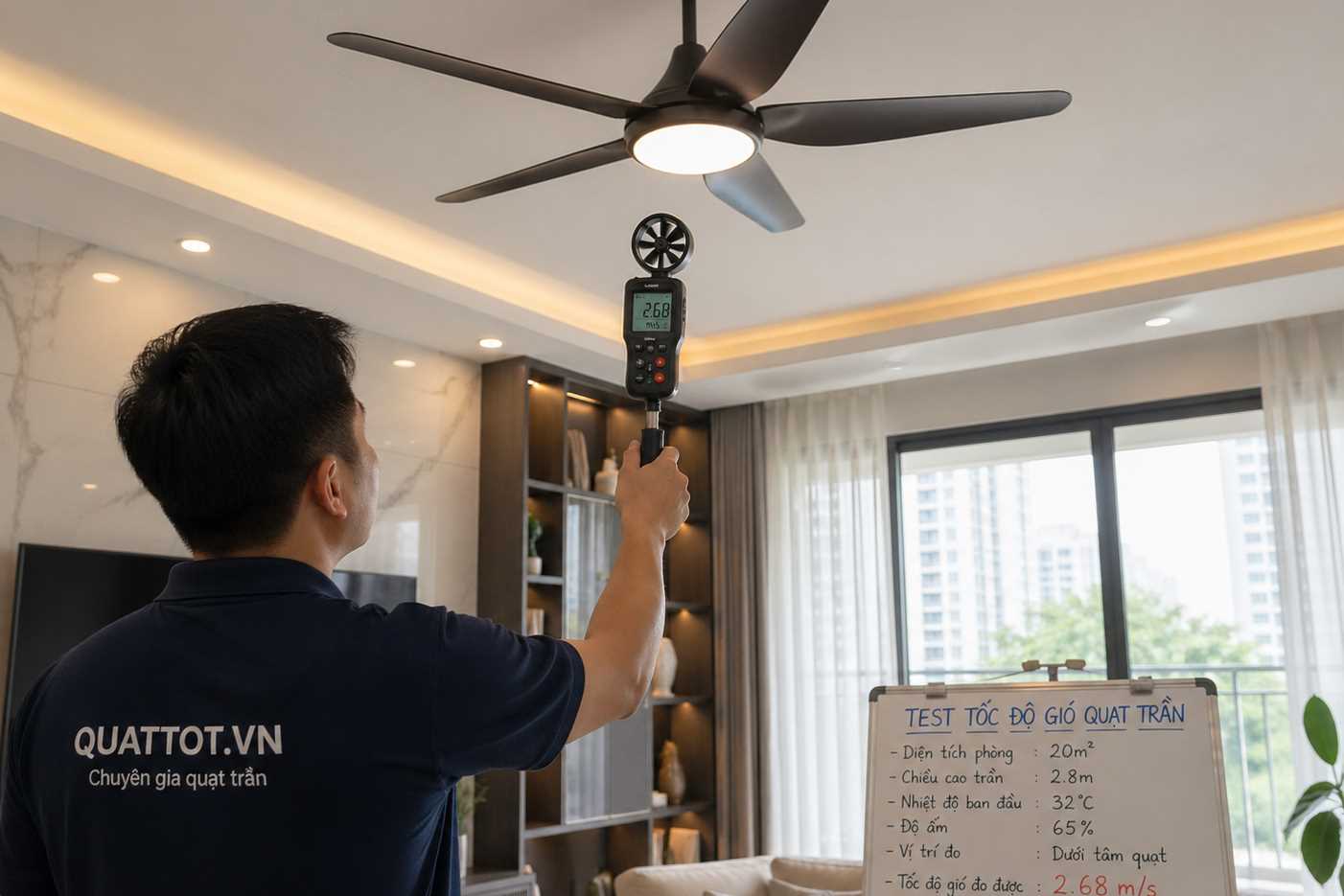  Quạt Trần Cho Phòng 20m2: Khả Năng Làm Mát Và Độ Ồn
