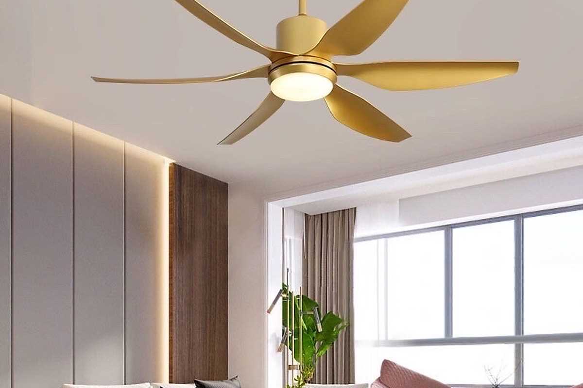 Quạt trần 6 cánh có tốn điện không