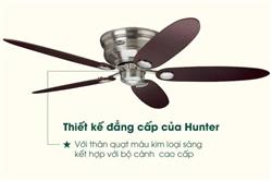 Quạt Trần HUNTER LOW PROFILE - 2 màu