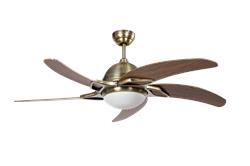 Quạt trần Kaiyokukan Yama 4054 liền đèn 5 cánh gỗ