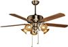 Quạt trần Mountain Air 60YFA-1011 đèn chùm 5 cánh gỗ