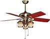 Quạt trần Mountain Air 48YFT-1025 đèn chùm 5 cánh gỗ