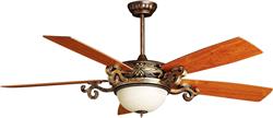Quạt trần Mountain Air 56YFT-1028 đèn 5 cánh gỗ