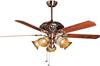 Quạt trần Mountain Air 60YFT-1030 đèn chùm 5 cánh gỗ