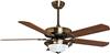 Quạt trần Mountain Air 52YFA-1053 liền đèn 5 cánh gỗ