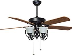 Quạt trần Mountain Air 52YFT-1086 đèn 5 cánh gỗ