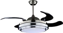 Quạt trần Mountain Air Wegarce 9015 đèn trang trí 5 cánh nhựa MS trong suốt cụp xoè