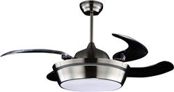 Quạt trần Mountain Air Wegarce 9022 đèn trang trí 5 cánh nhựa MS trong cụp xòe