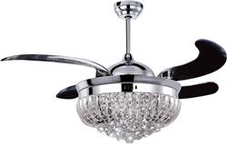 Quạt trần Mountain Air Wegarce 9065 trang trí 5 cánh nhựa MS trong cụp xòe