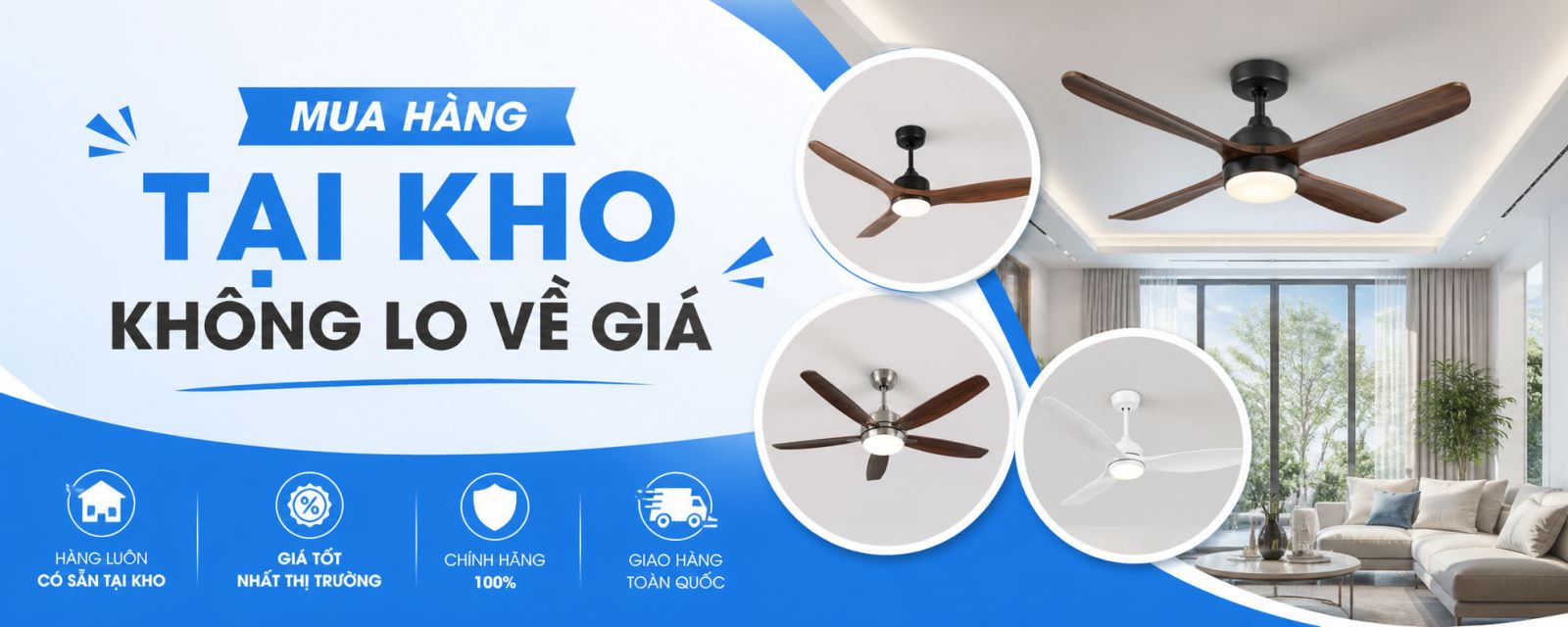Tổng kho quạt trần