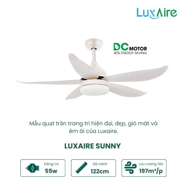 ECO SUNNY 48” SU485WH